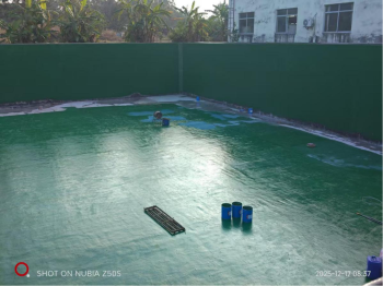 紧急抢修除隐患 筑牢防线保生产——记广西银亿水处理车间应急池修复工程